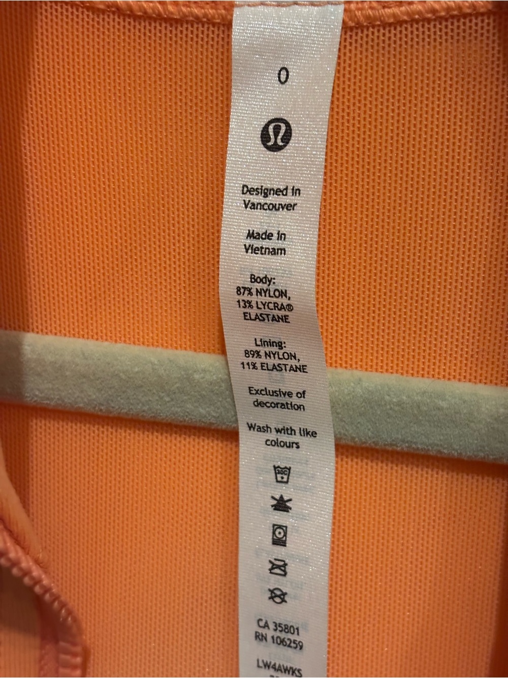 lululemon athletica Orange Full-Zip Align Jacket - Picture 4 of 5
